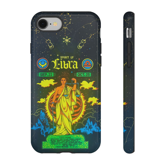 Spirit of Libra - Vintage Zodiac Sign Graphic Tough Phone Cases