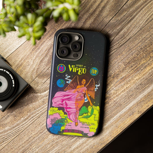 Spirit of Virgo - Vintage Zodiac Sign Graphic Tough Phone Cases