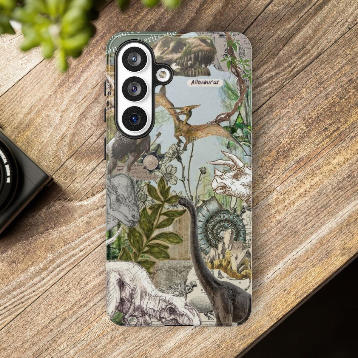 Aesthetic Dinosaur Case - Vintage Jurassic World Graphic Tough Phone Cases