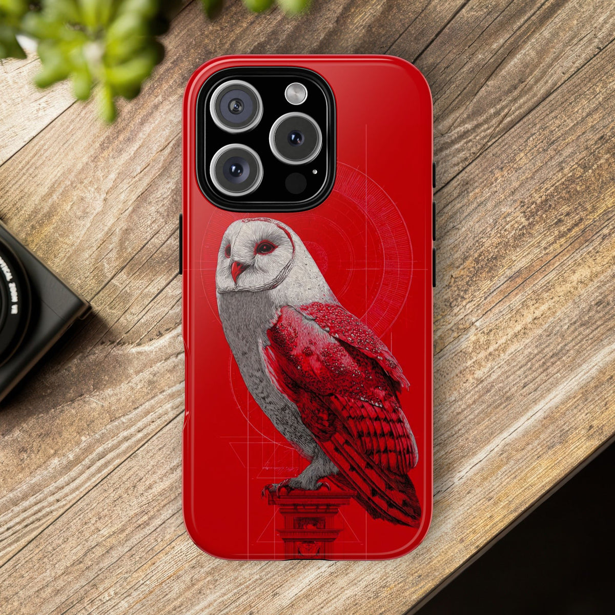 The Owl - Etching Style Series Graphic Tough Phone Cases