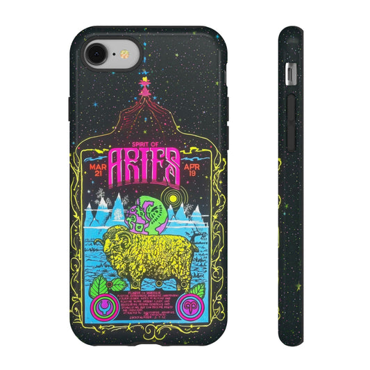 Spirit of Aries - Vintage Zodiac Sign Graphic Tough Phone Cases