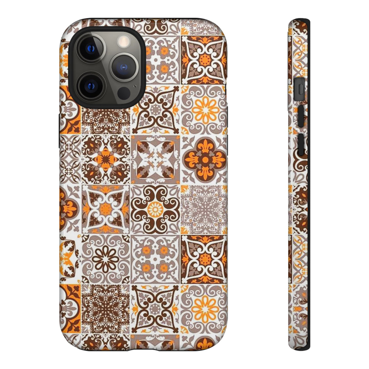 Vintage Mosaic Tile Graphic Tough Phone Cases
