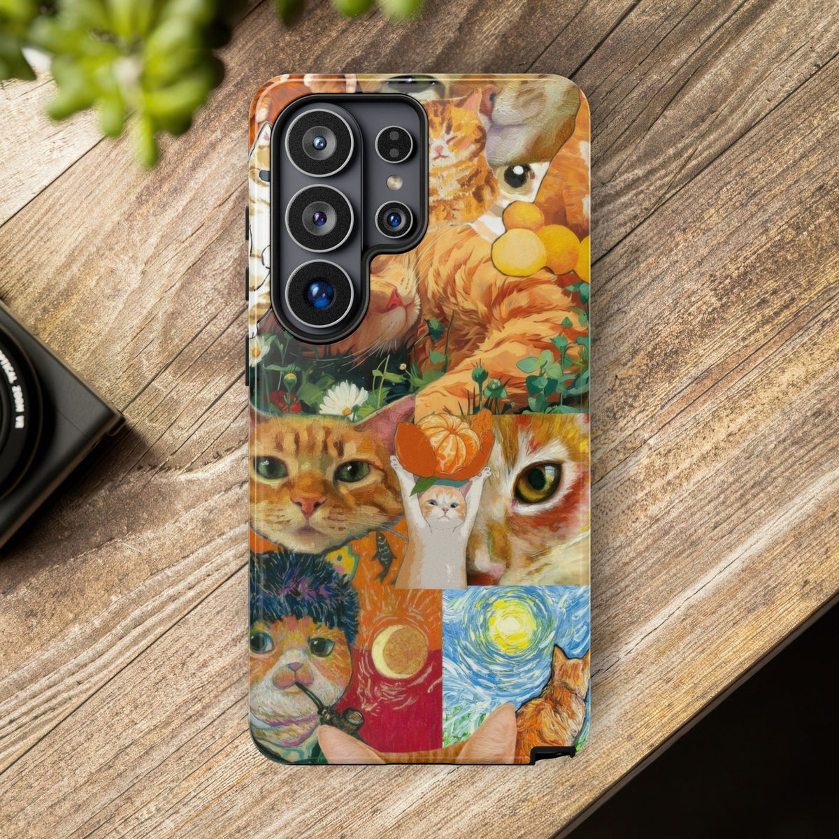 Aesthetic Cats Case - Vintage Kitty Graphic Tough Phone Cases