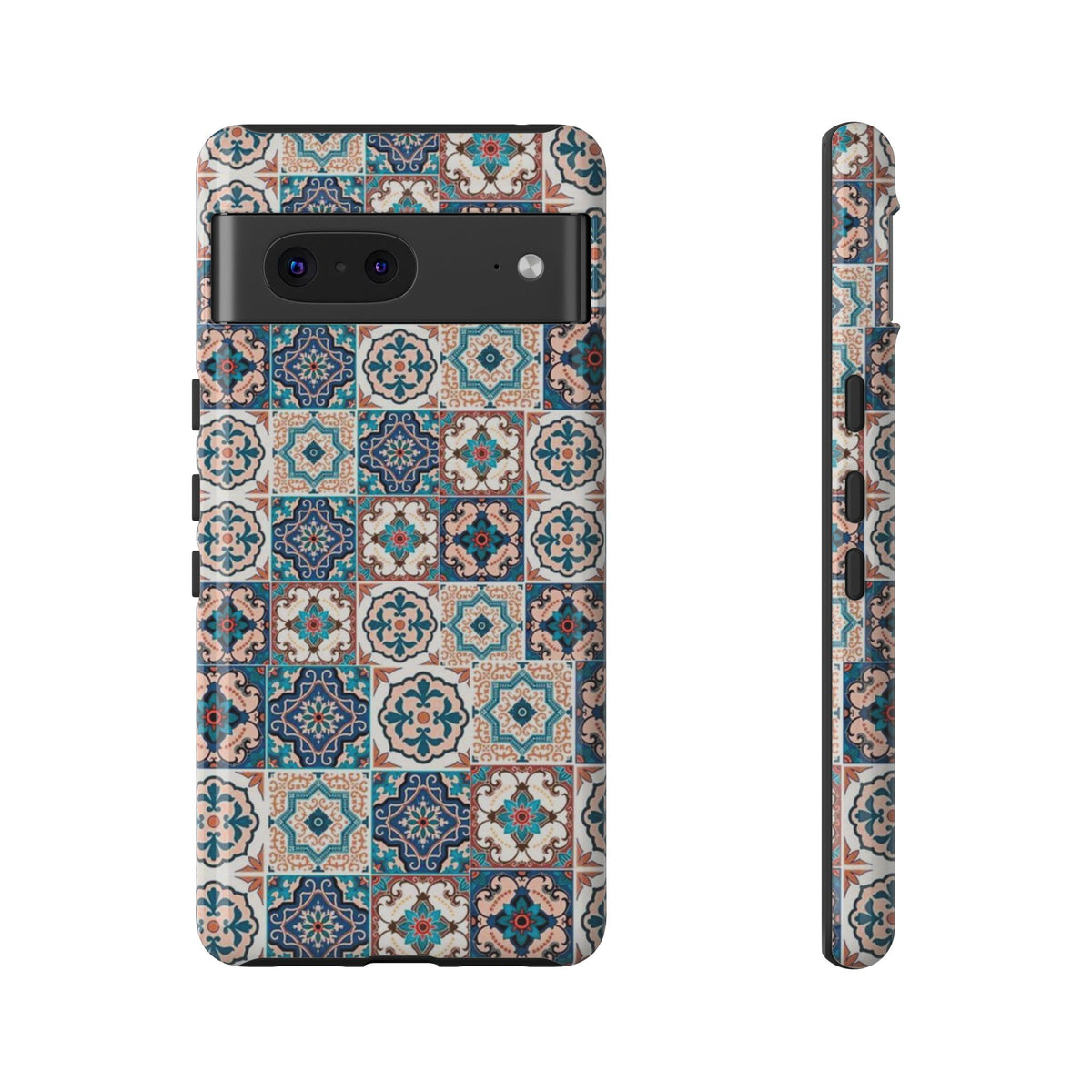 Vintage Mosaic Tile Graphic Tough Phone Cases
