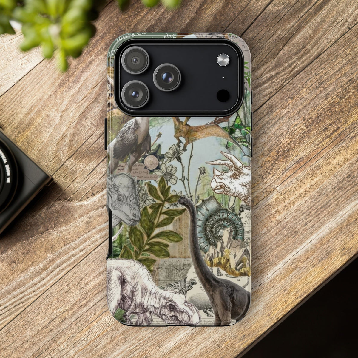 Aesthetic Dinosaur Case - Vintage Jurassic World Graphic Tough Phone Cases