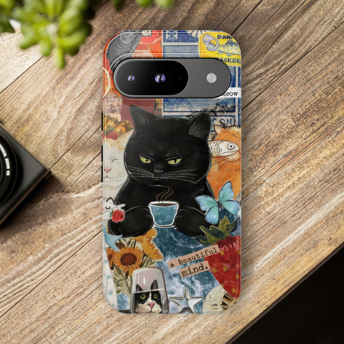 Aesthetic Cats Case - Vintage Kitty Graphic Tough Phone Cases
