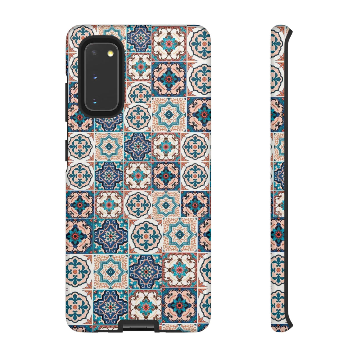 Vintage Mosaic Tile Graphic Tough Phone Cases