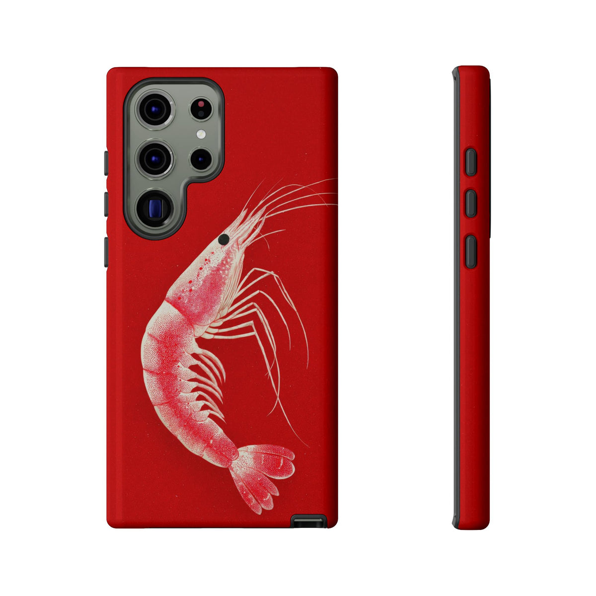 The Shrimp - Etching Style Series Graphic Tough Phone Cases