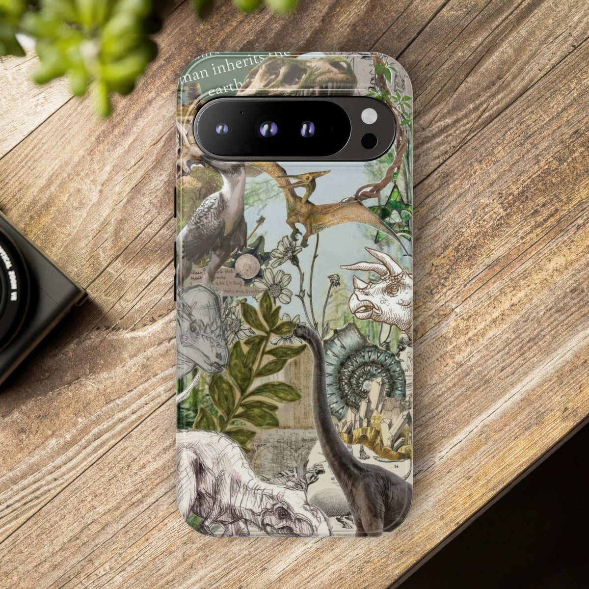 Aesthetic Dinosaur Case - Vintage Jurassic World Graphic Tough Phone Cases