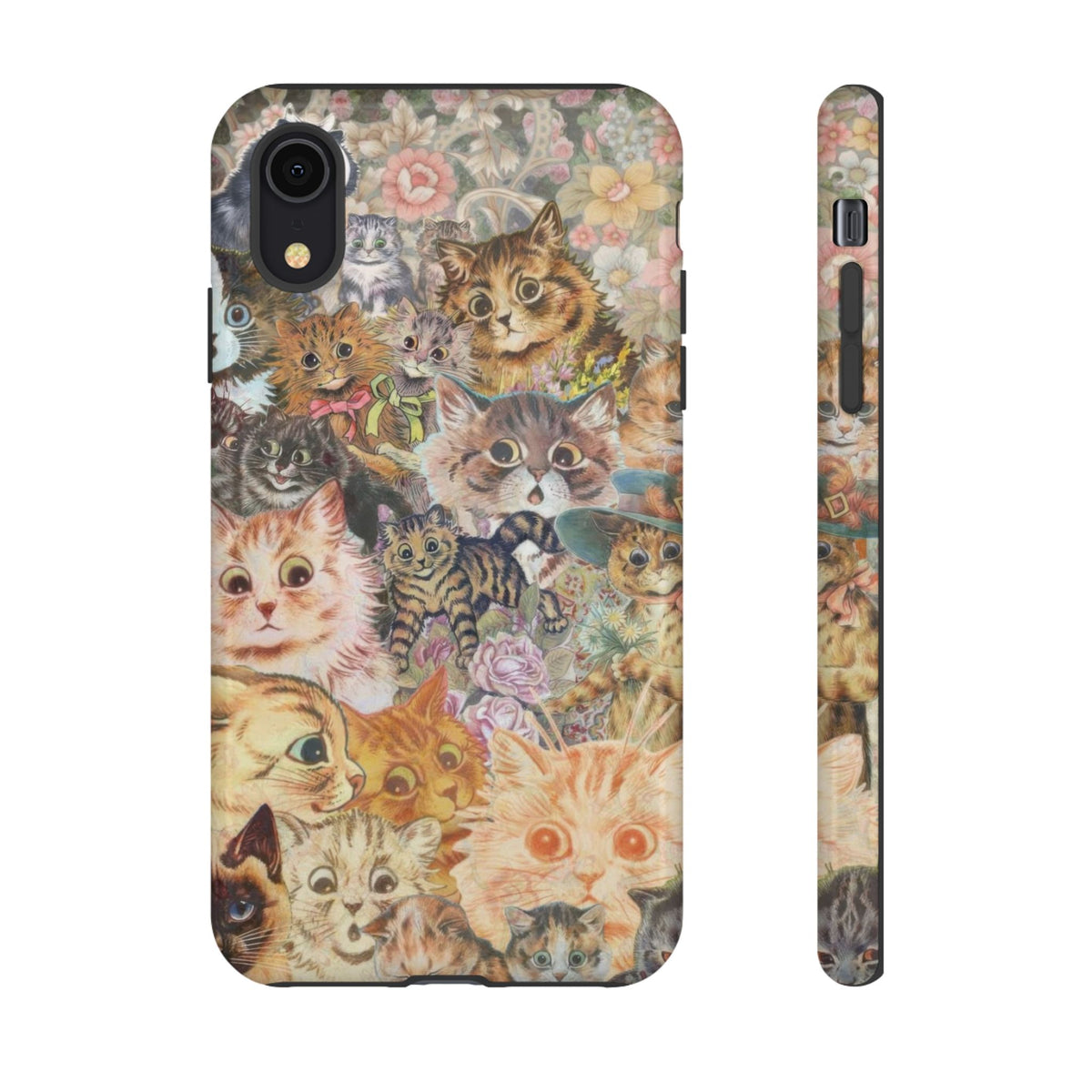 Aesthetic Cats Case - Vintage Kitty Graphic Tough Phone Cases