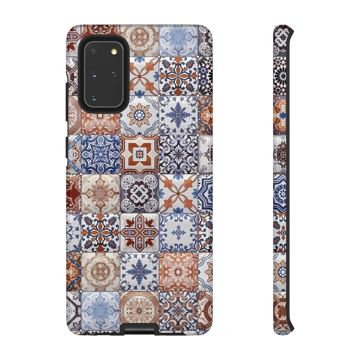 Vintage Mosaic Tile Graphic Tough Phone Cases