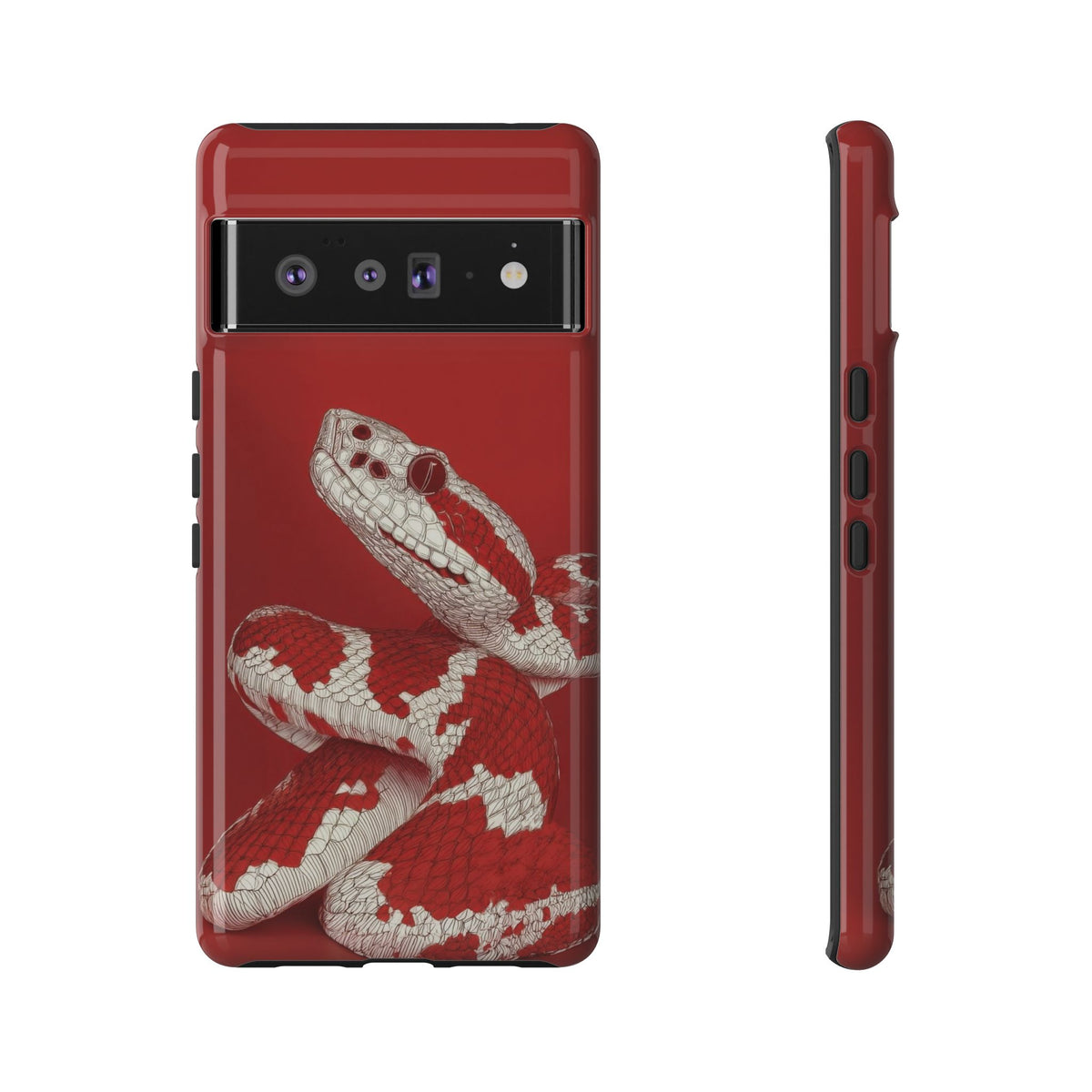 The Snake - Etching Style Series Graphic Tough Phone Cases
