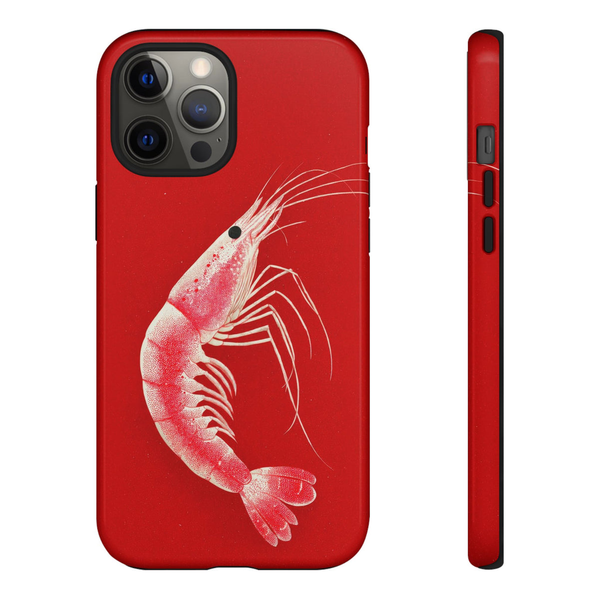 The Shrimp - Etching Style Series Graphic Tough Phone Cases