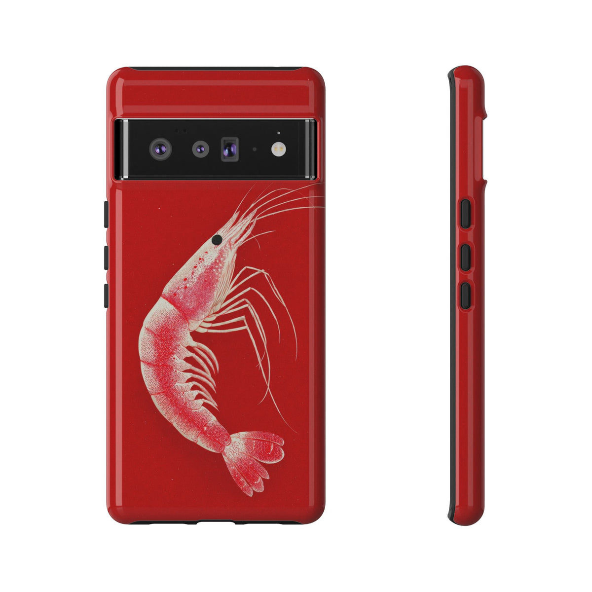 The Shrimp - Etching Style Series Graphic Tough Phone Cases