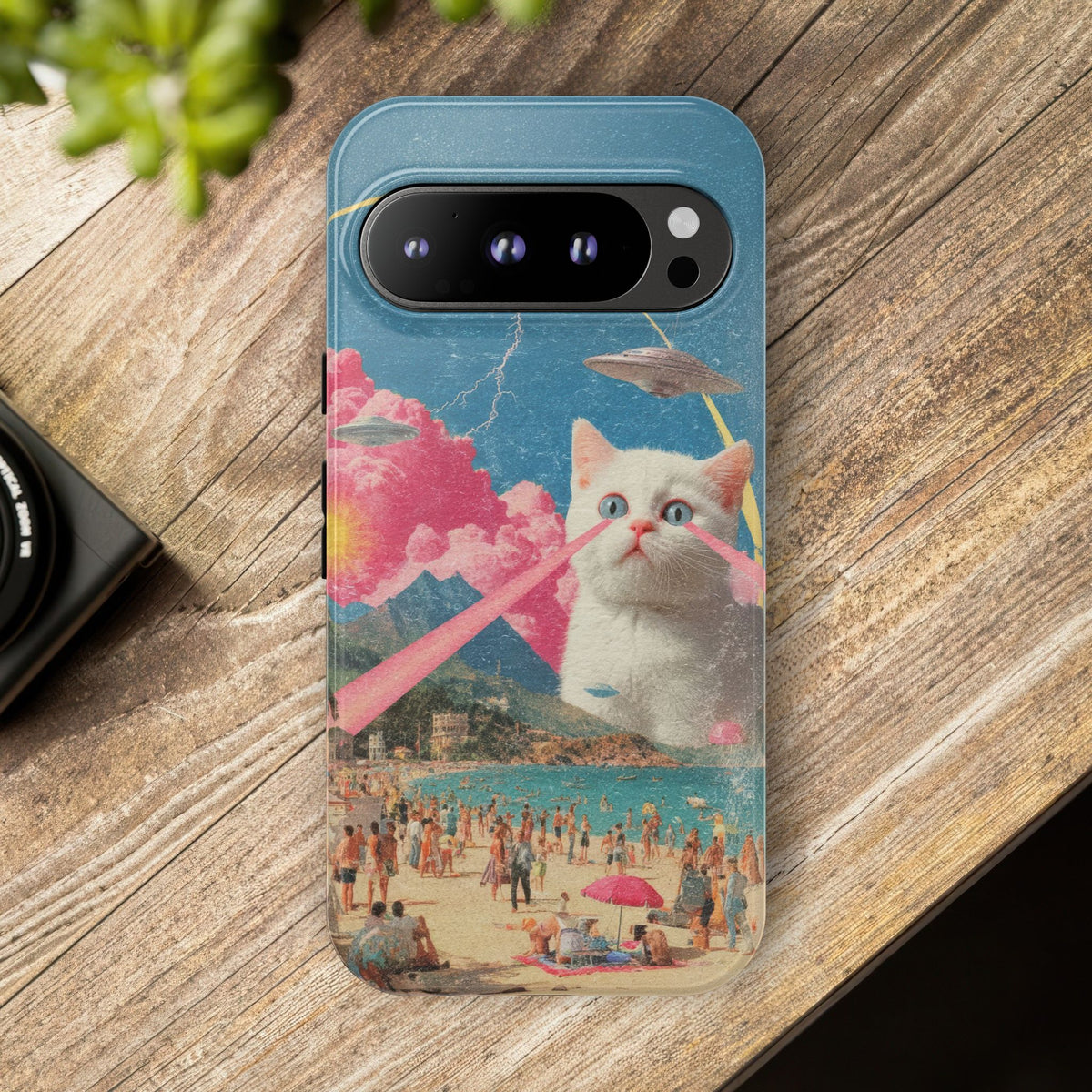 Vintage Alien UFO Graphic Tough Phone Cases