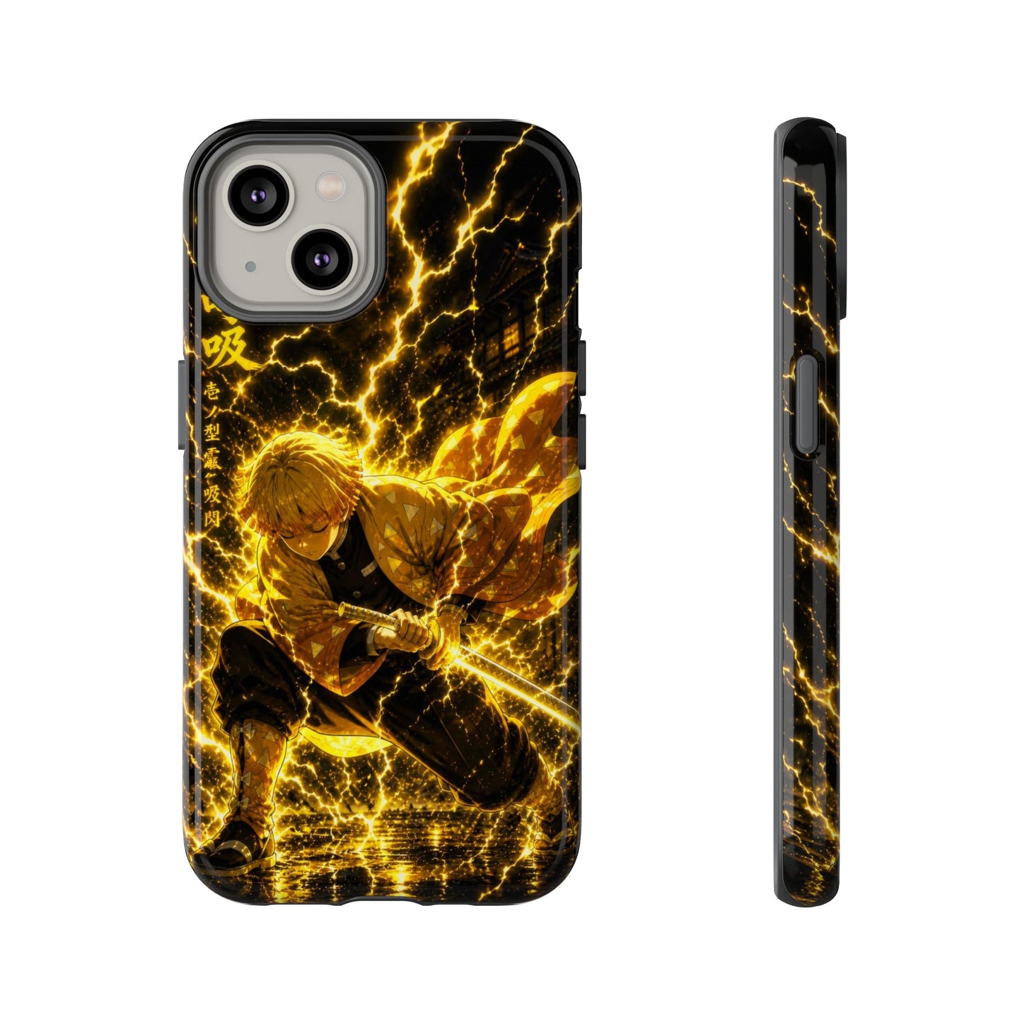 Zenitsu Agatsuma - Demon Slayer Anime Graphic Tough Phone Cases