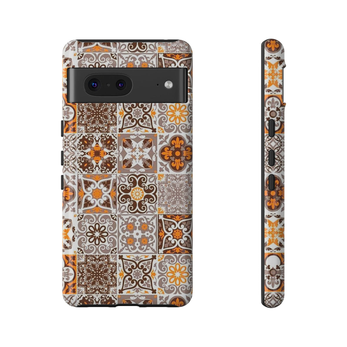 Vintage Mosaic Tile Graphic Tough Phone Cases