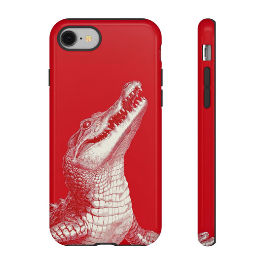 The Crocodile - Etching Style Series Graphic Tough Phone Cases