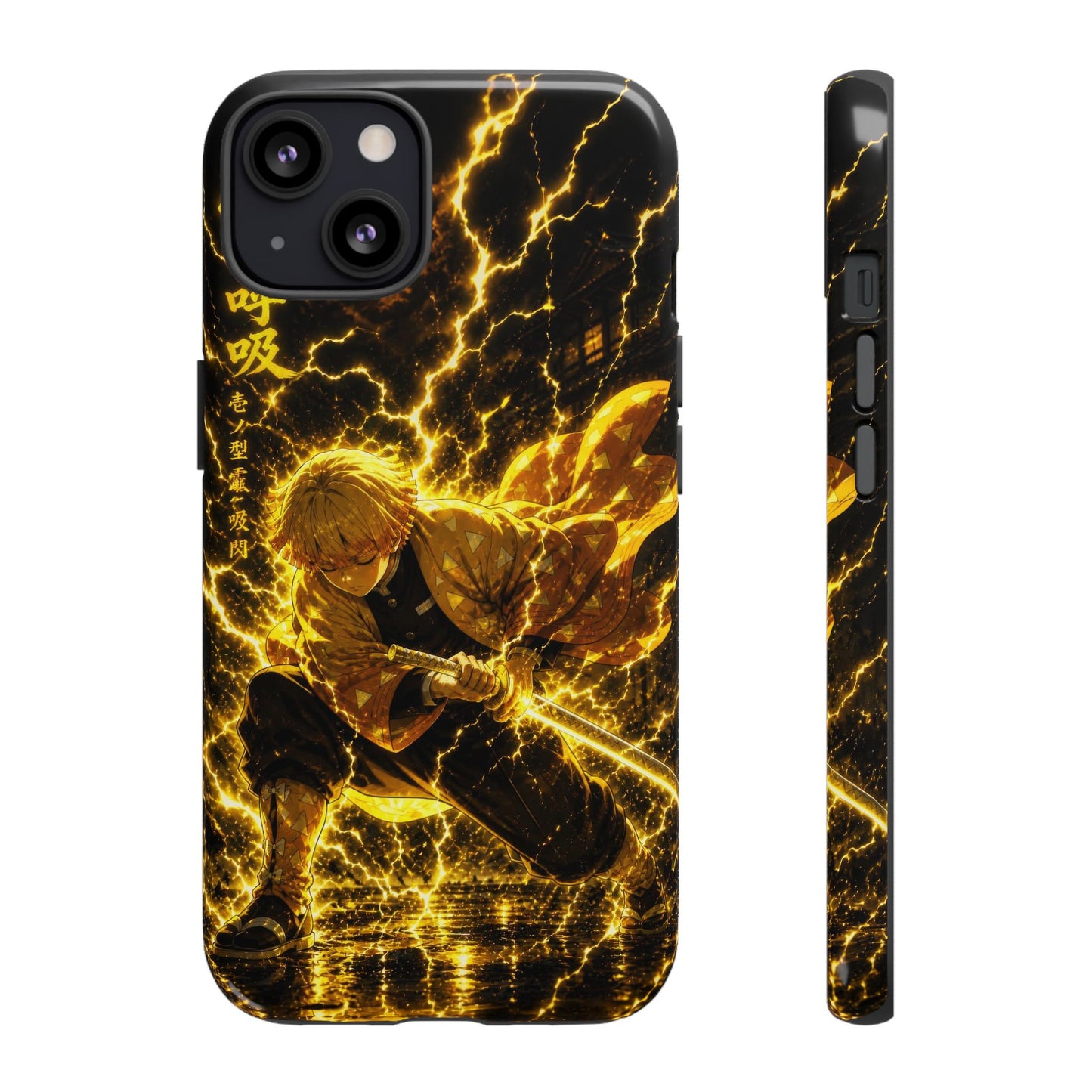 Zenitsu Agatsuma - Demon Slayer Anime Graphic Tough Phone Cases