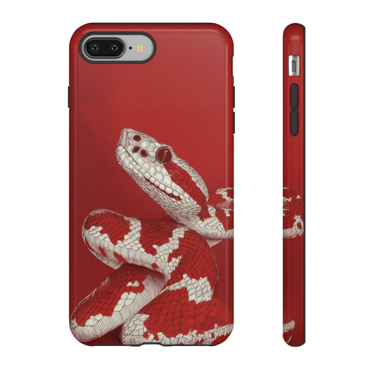 The Snake - Etching Style Series Graphic Tough Phone Cases
