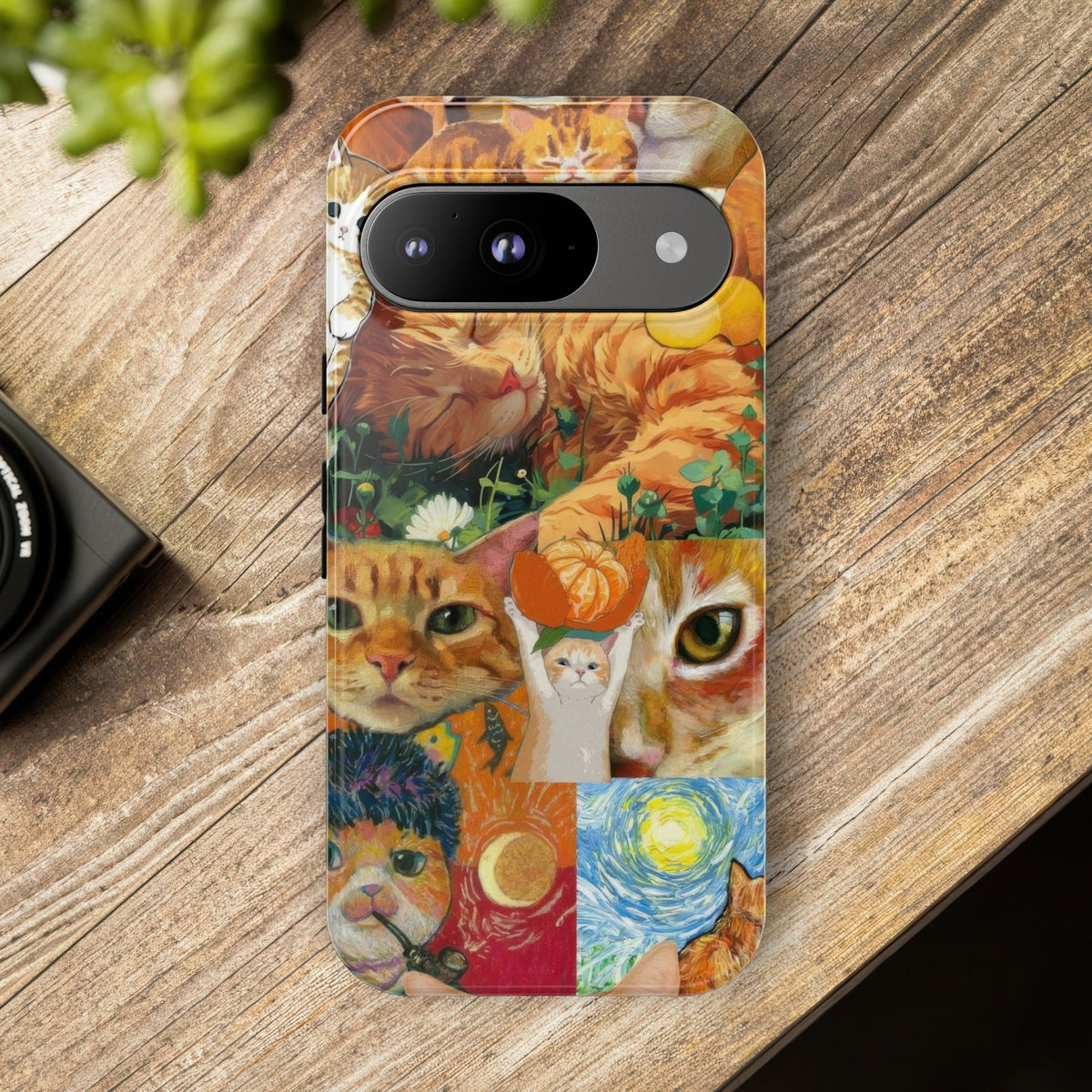 Aesthetic Cats Case - Vintage Kitty Graphic Tough Phone Cases