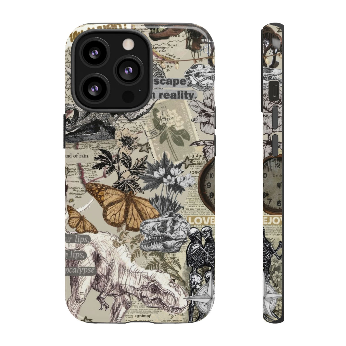 Aesthetic Dinosaur Case - Vintage Jurassic World Graphic Tough Phone Cases