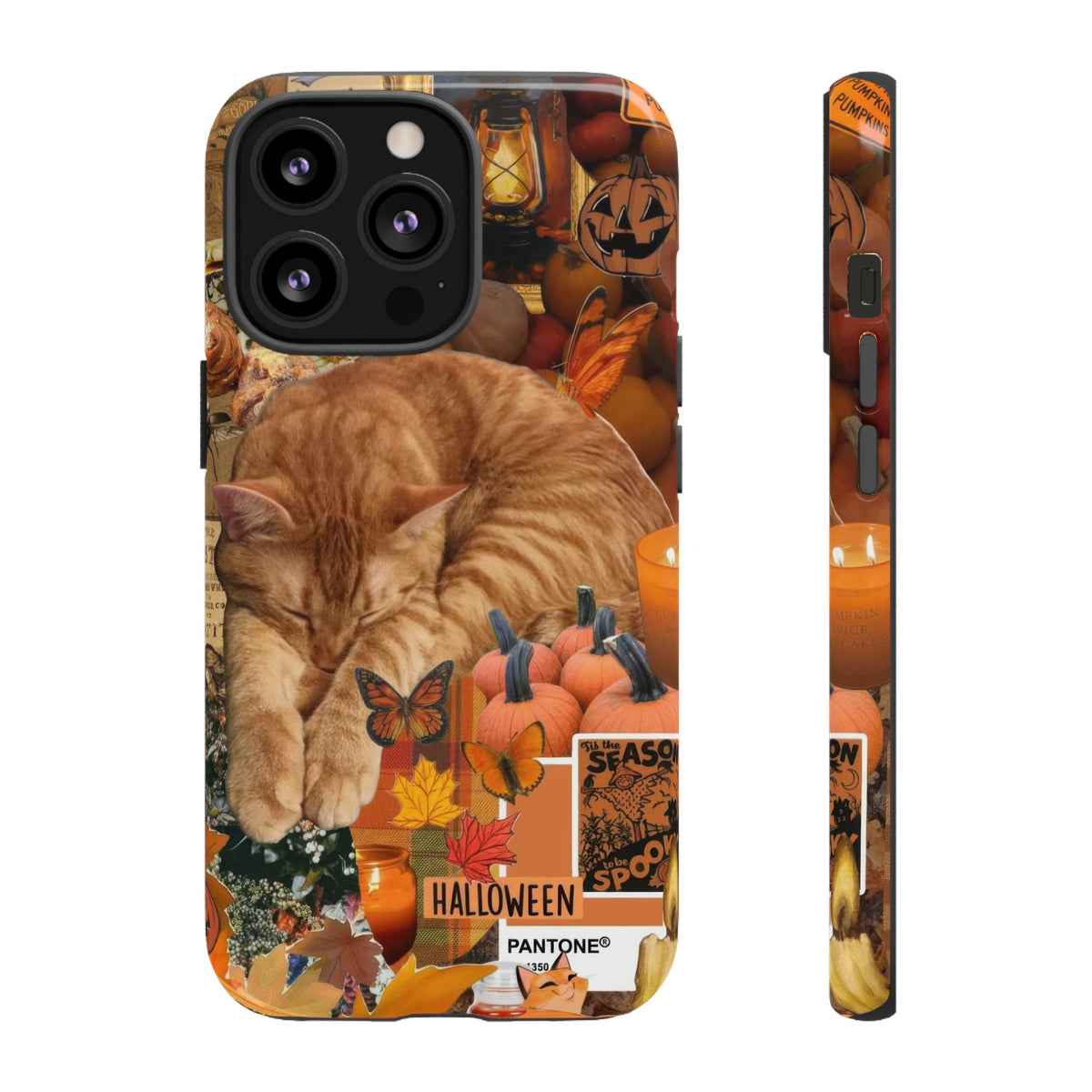 Aesthetic Cats Case - Vintage Kitty Graphic Tough Phone Cases