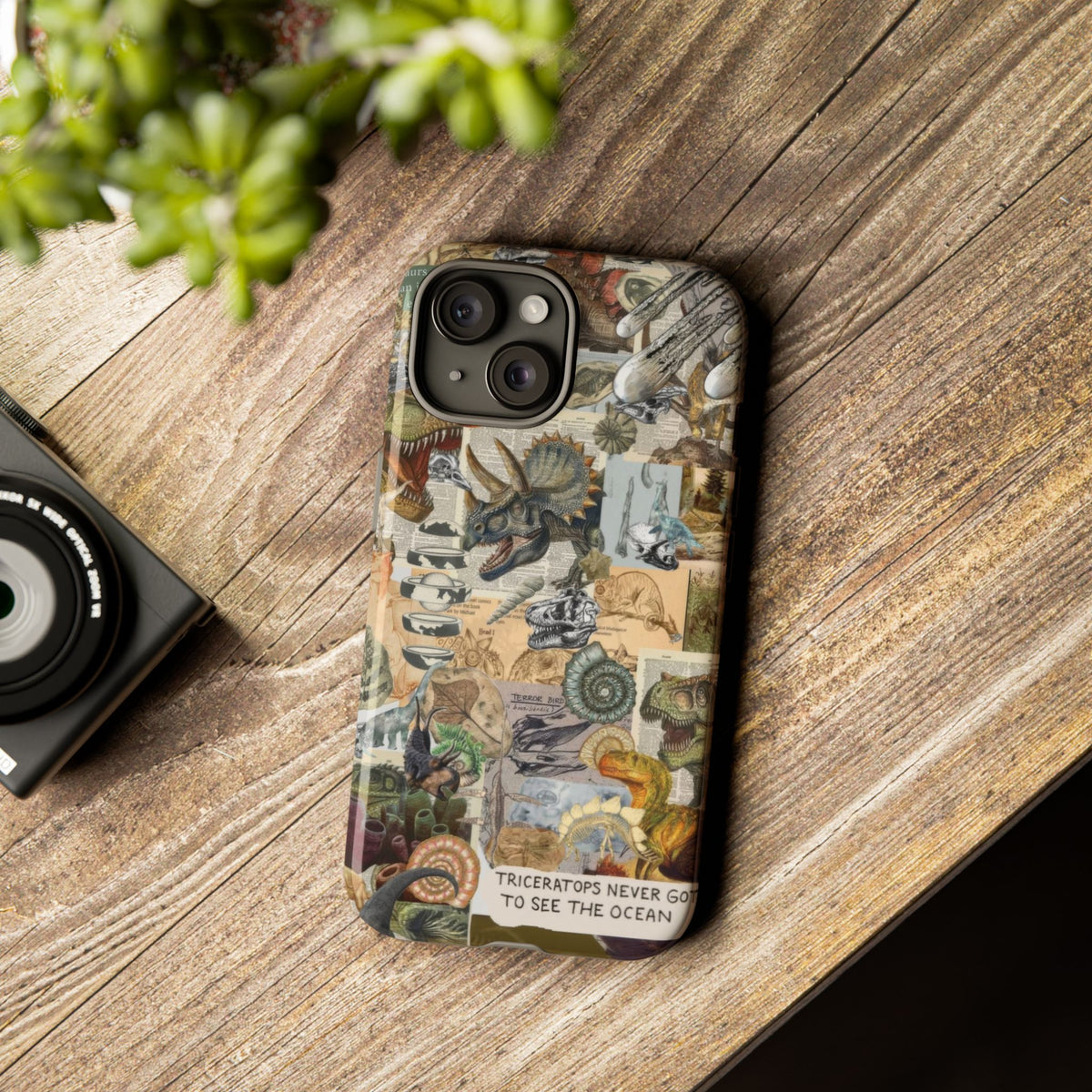Aesthetic Dinosaur Case - Vintage Jurassic World Graphic Tough Phone Cases