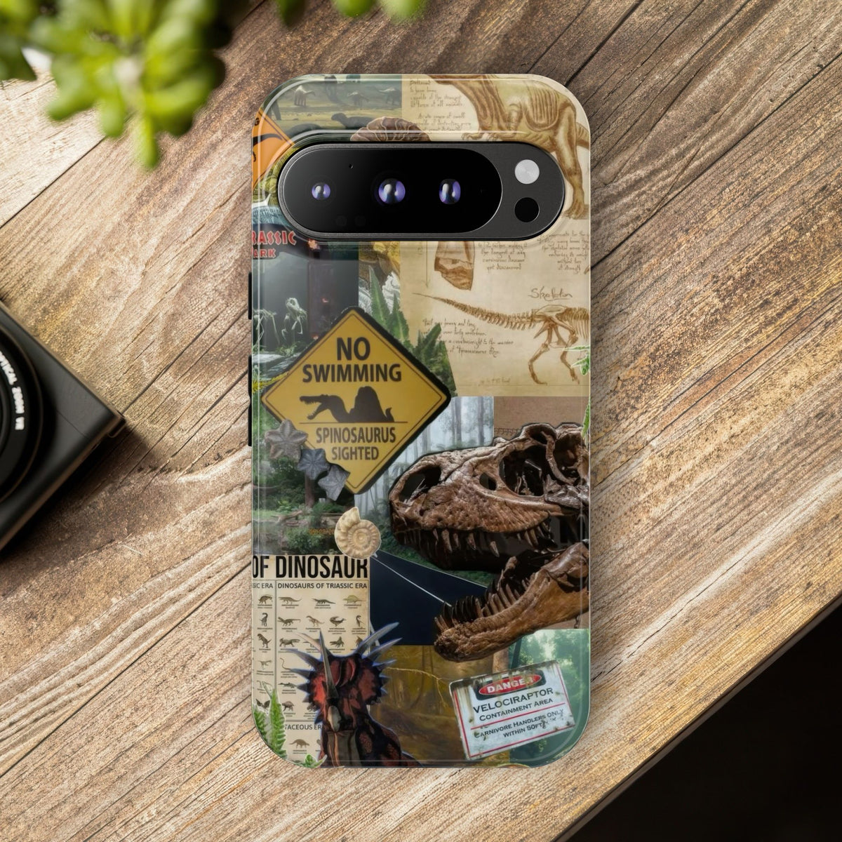 Aesthetic Dinosaur Case - Vintage Jurassic World Graphic Tough Phone Cases