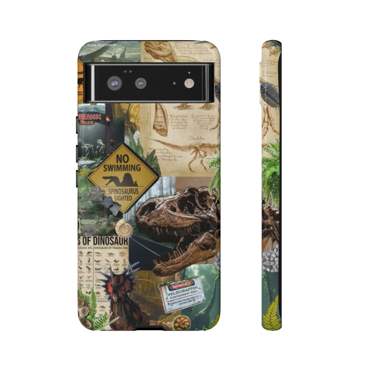 Aesthetic Dinosaur Case - Vintage Jurassic World Graphic Tough Phone Cases
