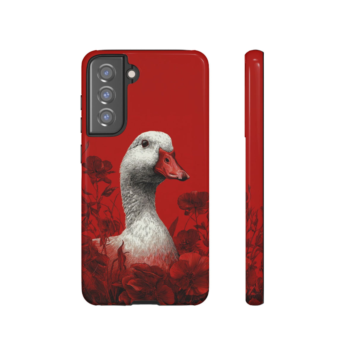 The Goose - Etching Style Series Graphic Tough Phone Cases