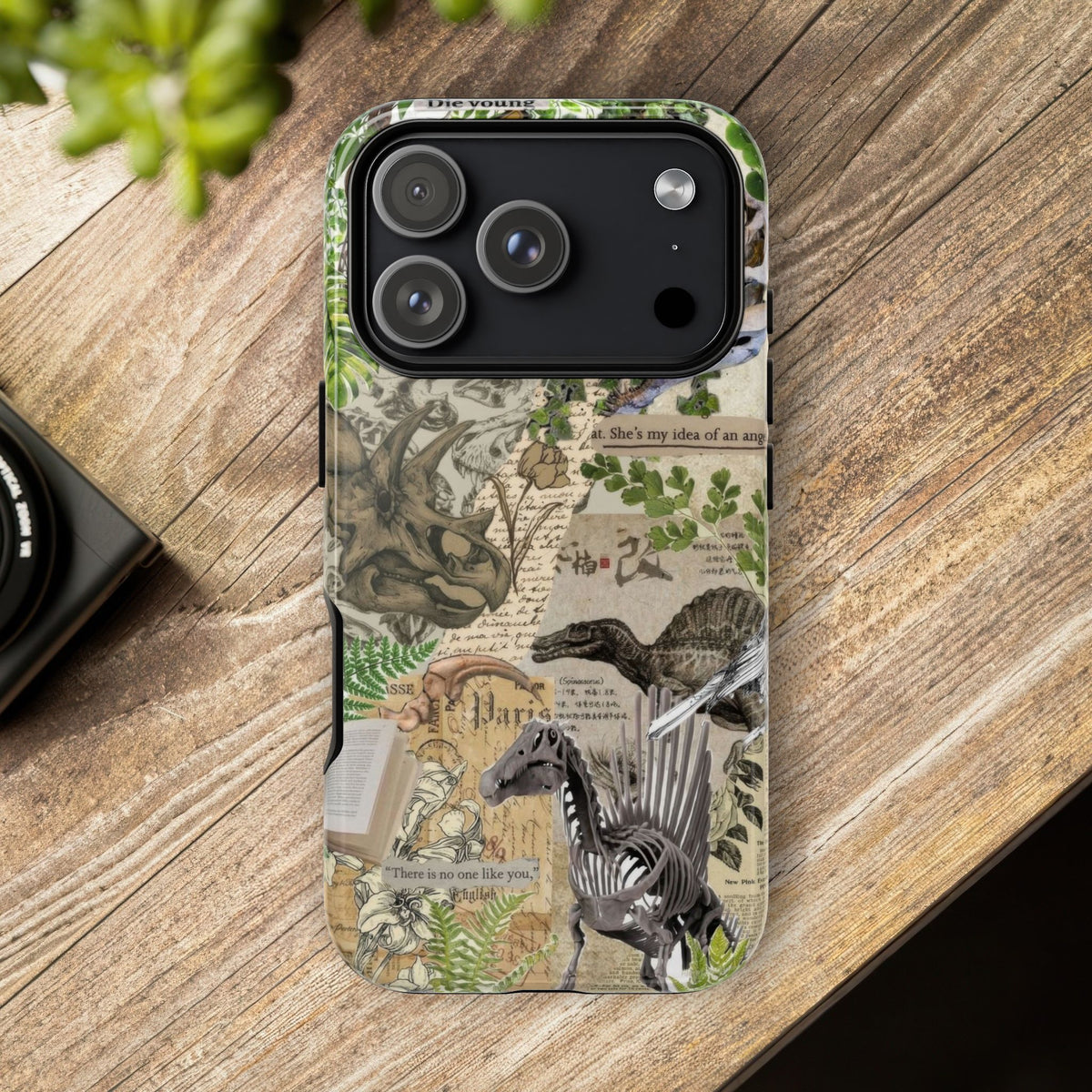 Aesthetic Dinosaur Case - Vintage Jurassic World Graphic Tough Phone Cases
