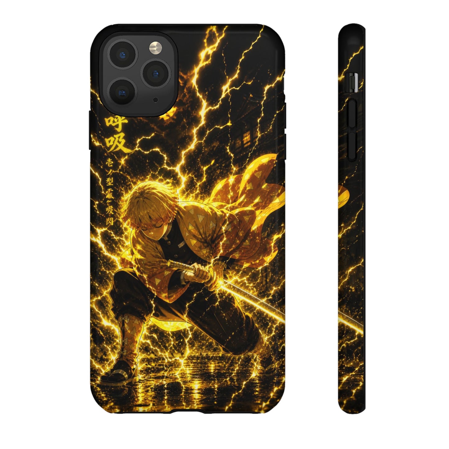 Zenitsu Agatsuma - Demon Slayer Anime Graphic Tough Phone Cases