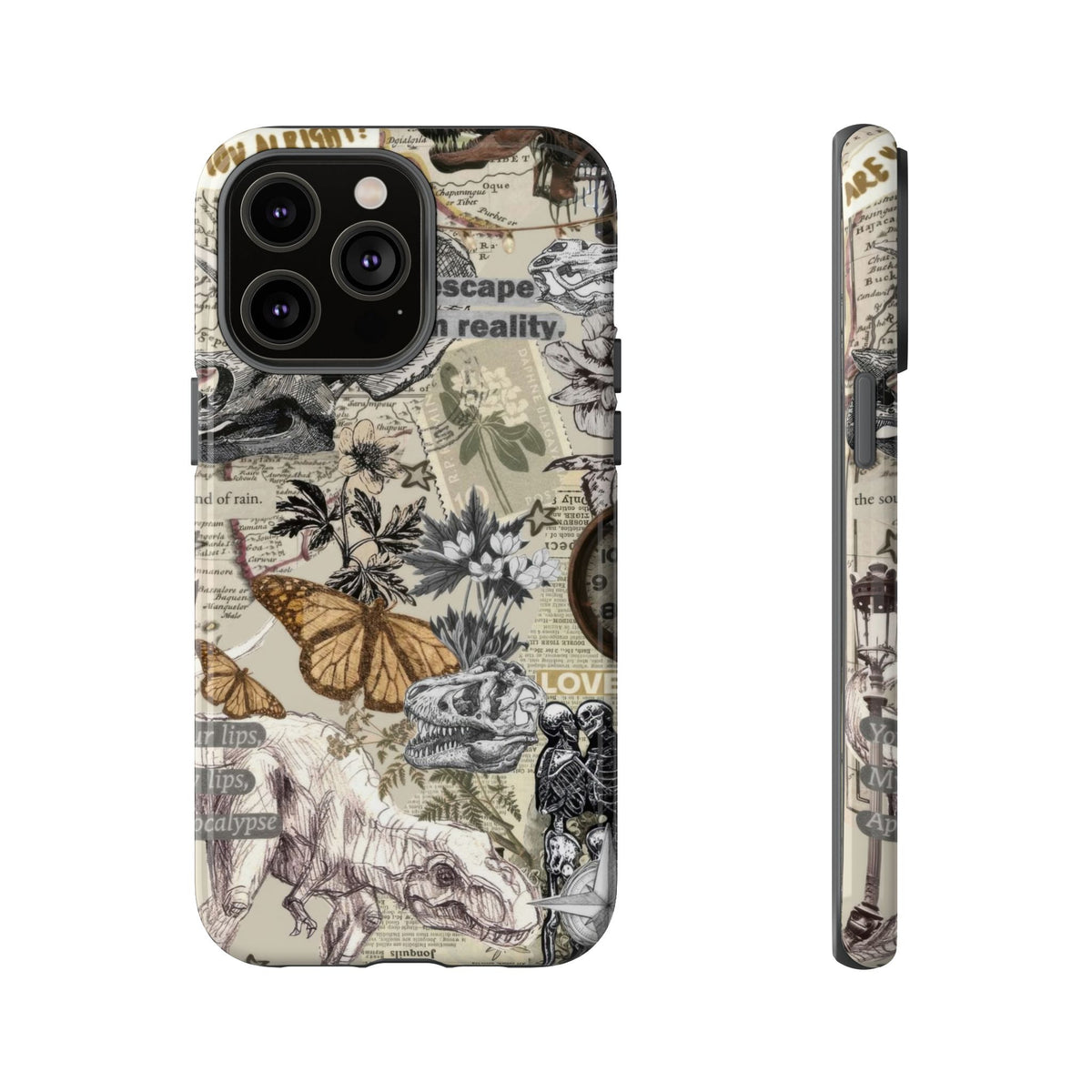 Aesthetic Dinosaur Case - Vintage Jurassic World Graphic Tough Phone Cases