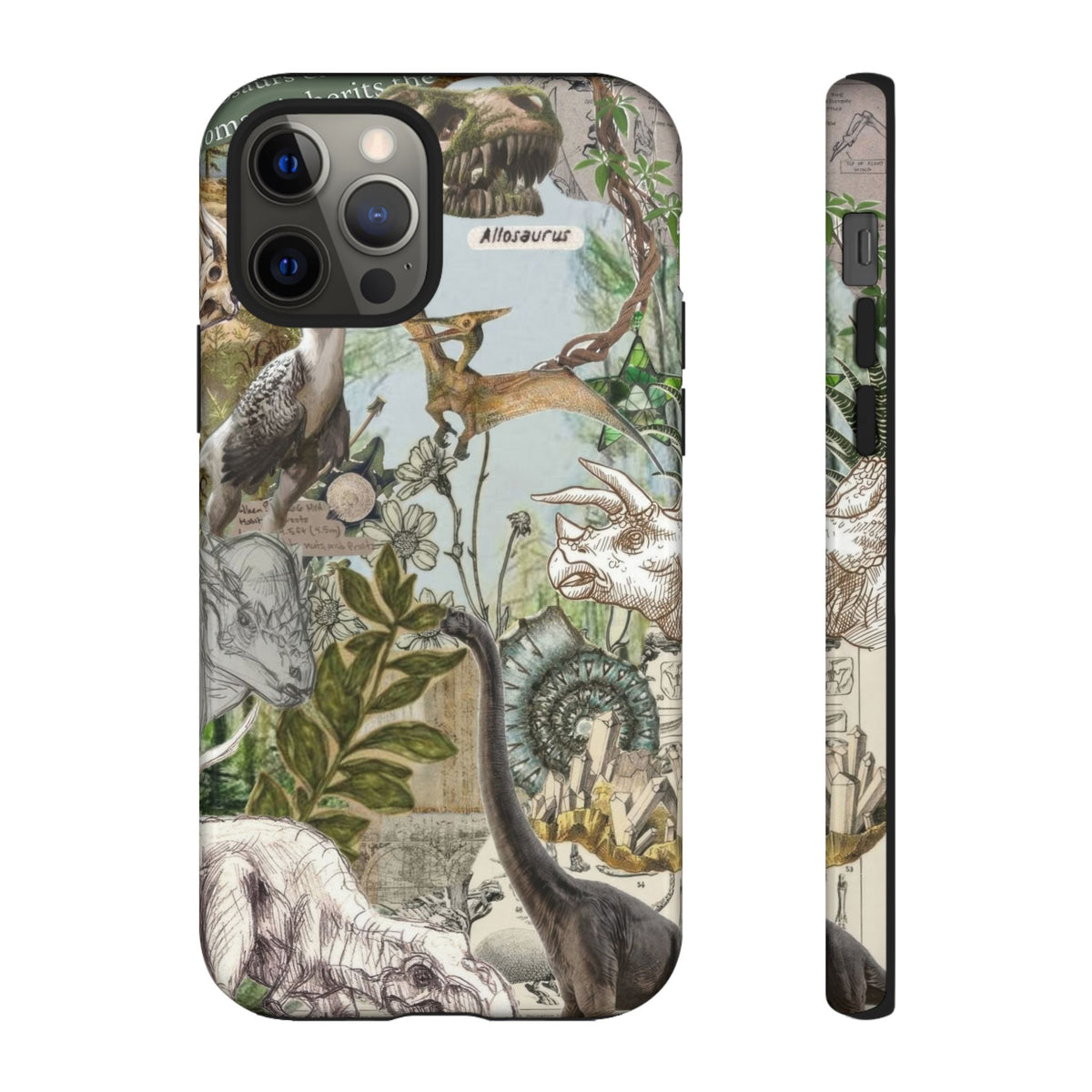 Aesthetic Dinosaur Case - Vintage Jurassic World Graphic Tough Phone Cases