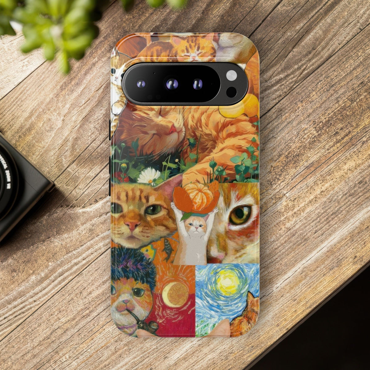 Aesthetic Cats Case - Vintage Kitty Graphic Tough Phone Cases