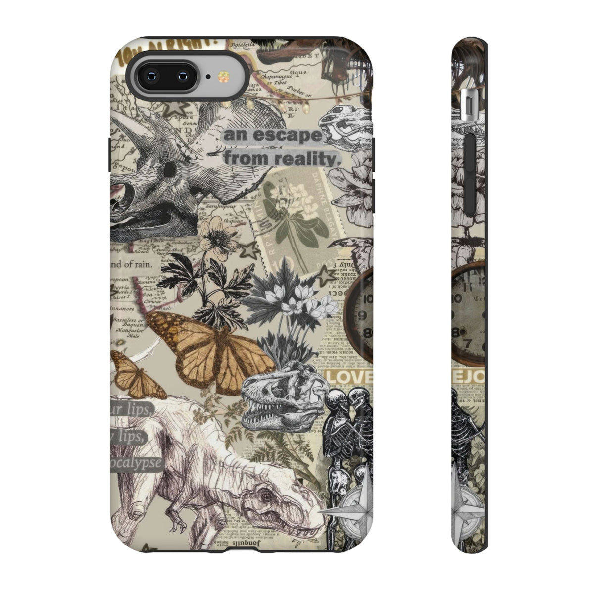 Aesthetic Dinosaur Case - Vintage Jurassic World Graphic Tough Phone Cases