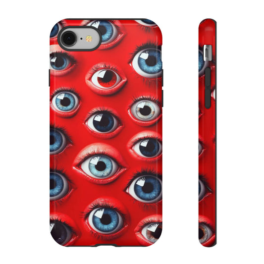 The Eyes Trippy Psychedelic Graphic Tough Phone Cases