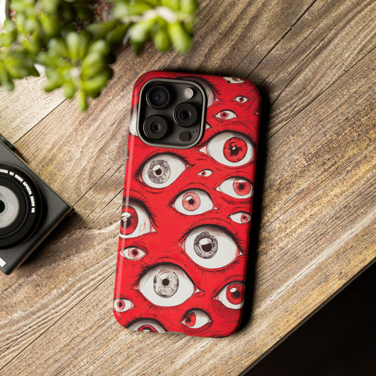 The Eyes Trippy Psychedelic Graphic Tough Phone Cases