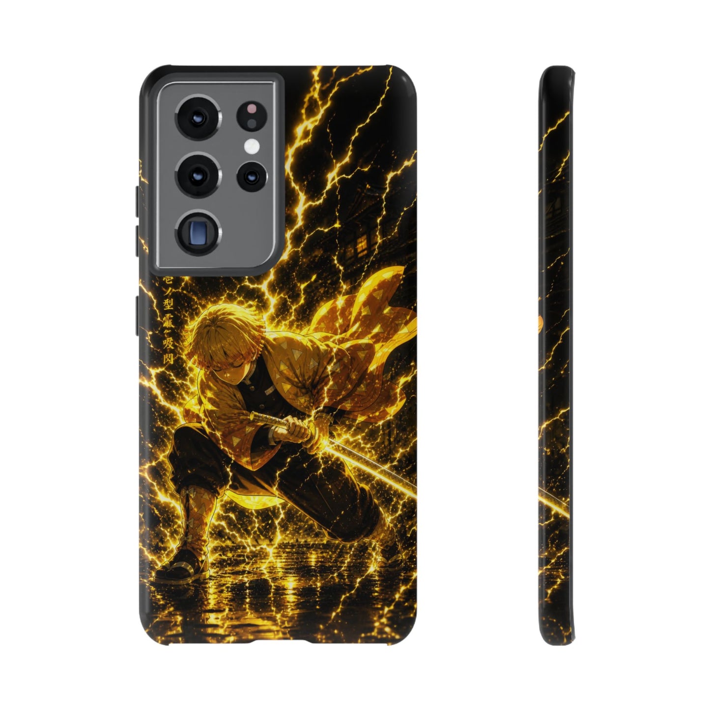 Zenitsu Agatsuma - Demon Slayer Anime Graphic Tough Phone Cases