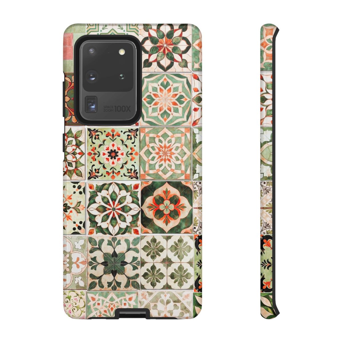 Vintage Mosaic Tile Graphic Tough Phone Cases