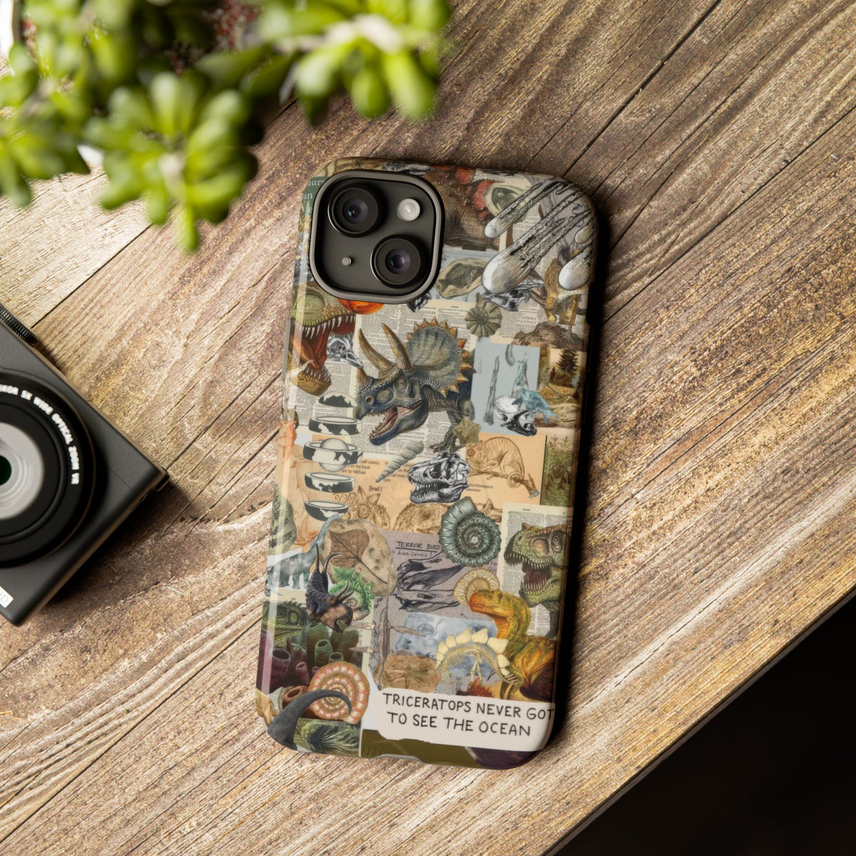 Aesthetic Dinosaur Case - Vintage Jurassic World Graphic Tough Phone Cases