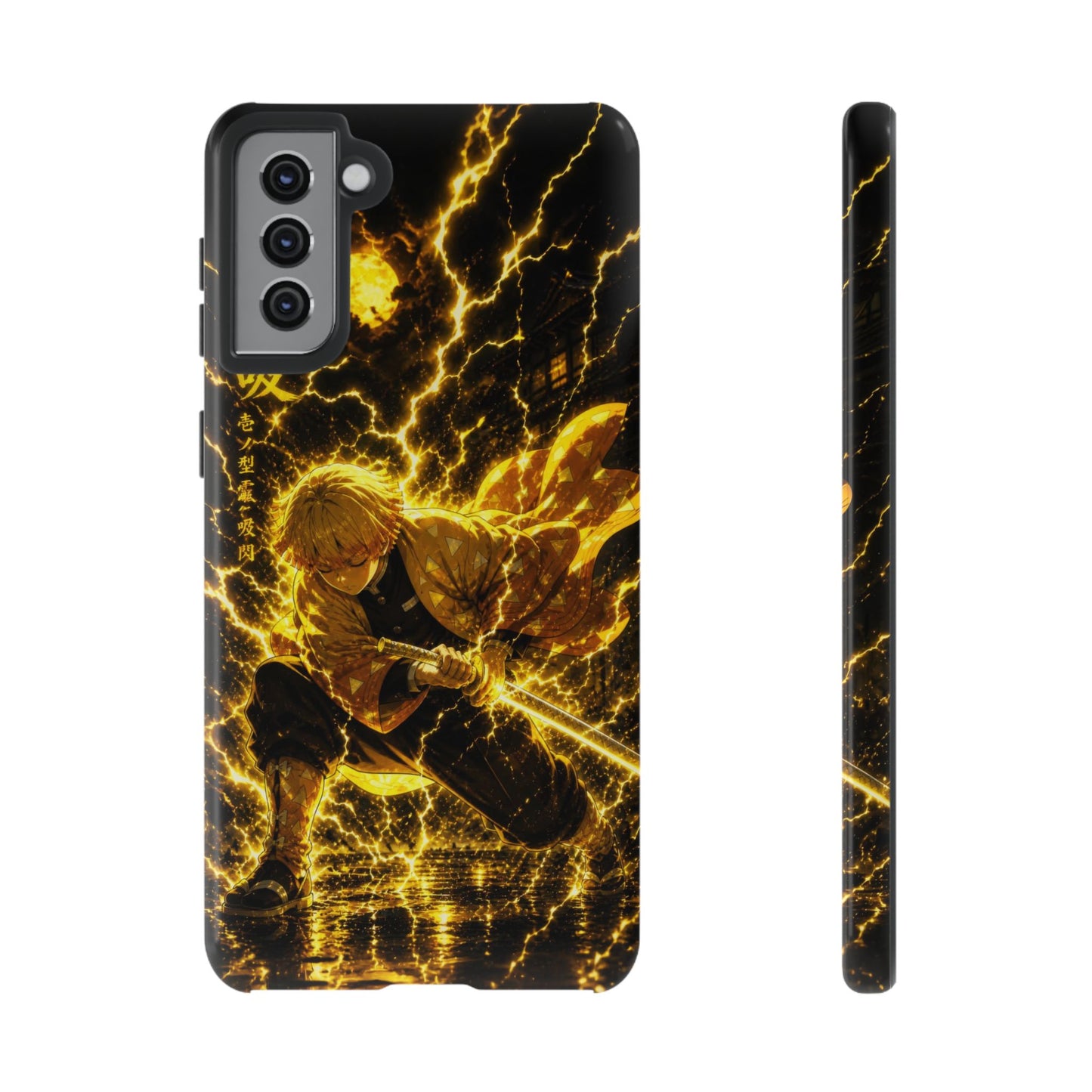 Zenitsu Agatsuma - Demon Slayer Anime Graphic Tough Phone Cases