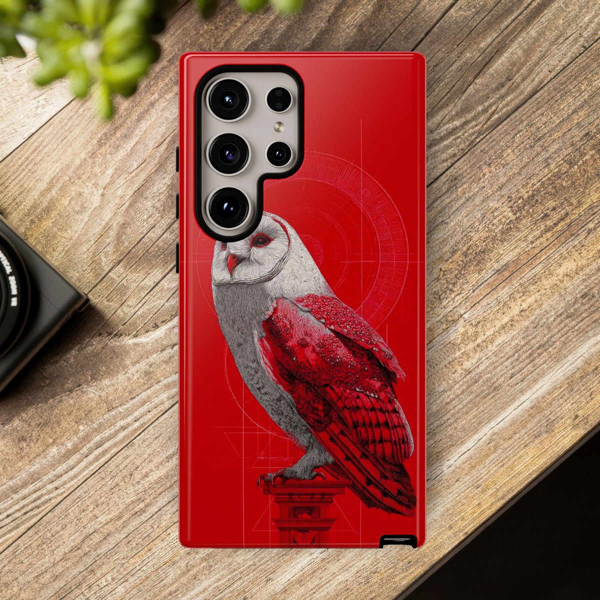 The Owl - Etching Style Series Graphic Tough Phone Cases