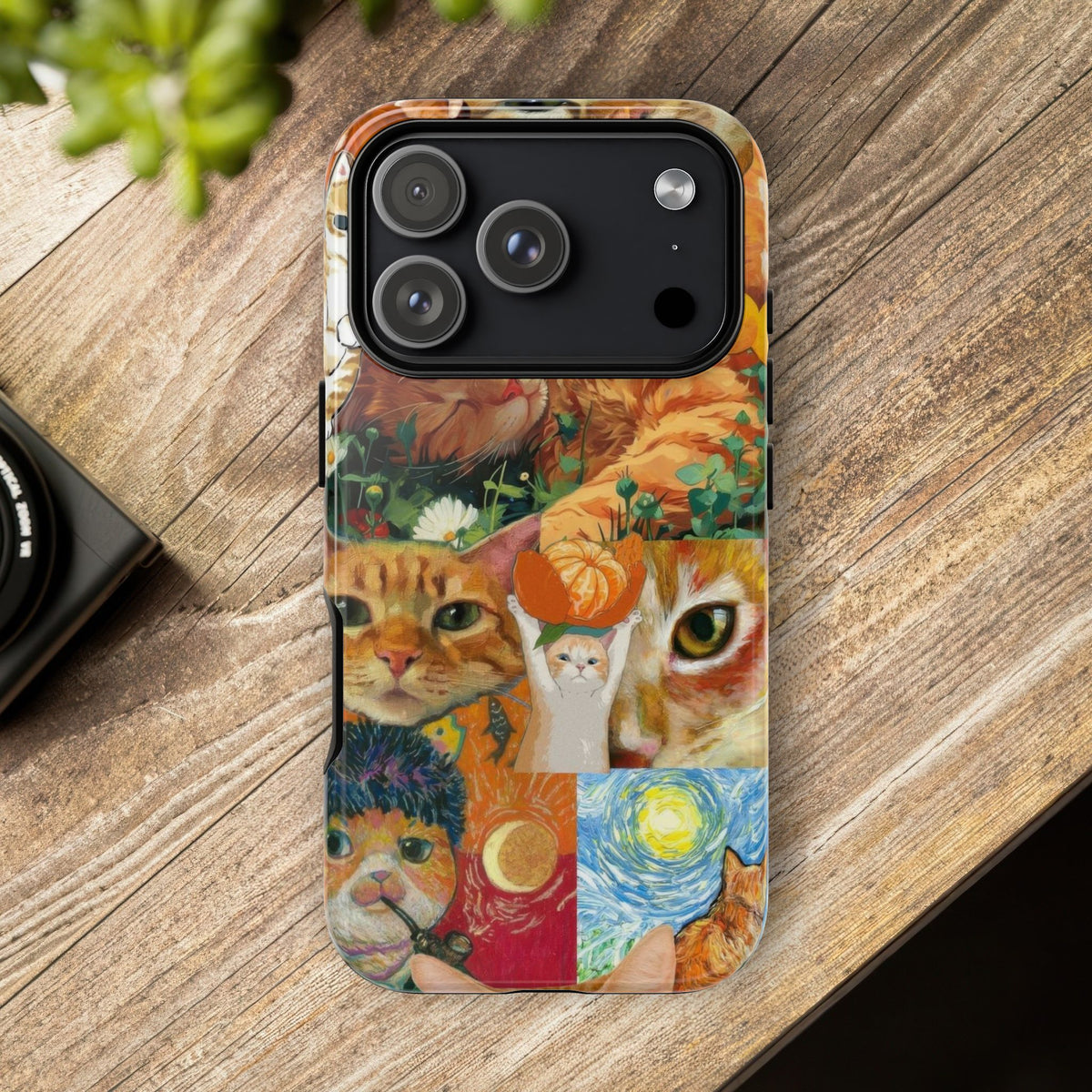 Aesthetic Cats Case - Vintage Kitty Graphic Tough Phone Cases