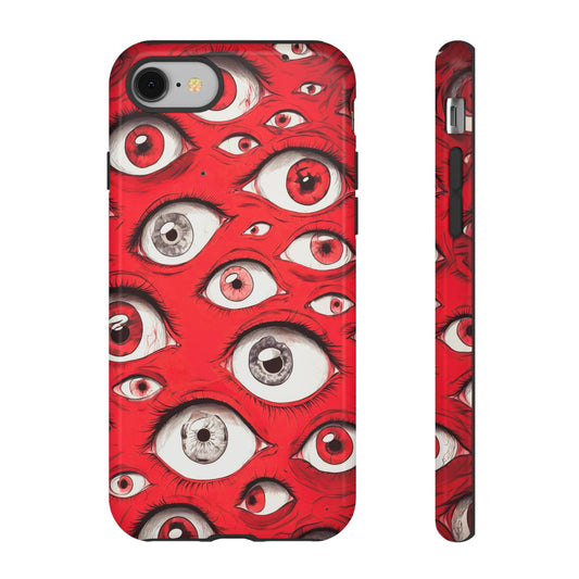 The Eyes Trippy Psychedelic Graphic Tough Phone Cases
