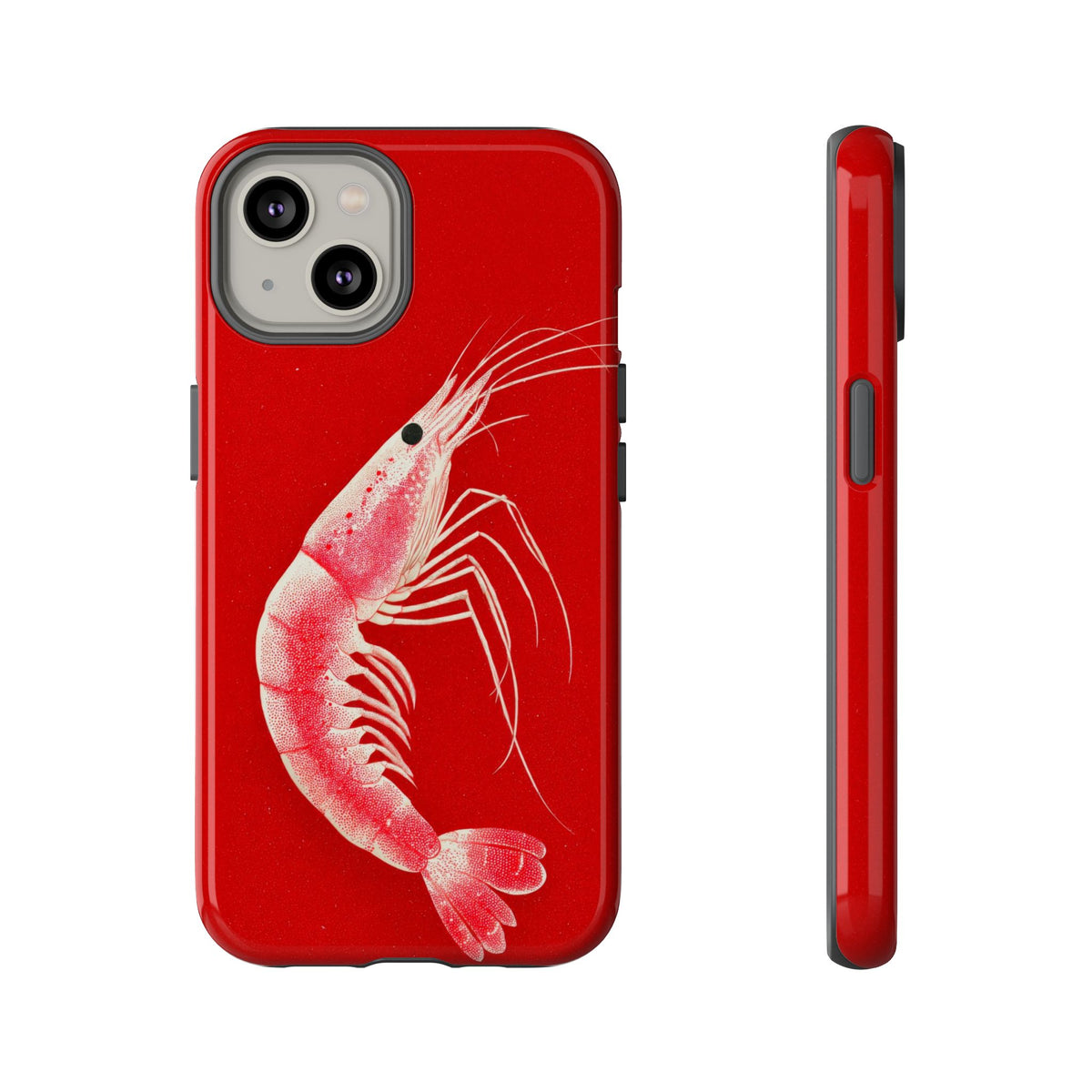 The Shrimp - Etching Style Series Graphic Tough Phone Cases
