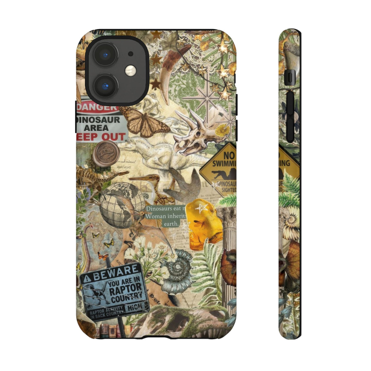 Aesthetic Dinosaur Case - Vintage Jurassic World Graphic Tough Phone Cases
