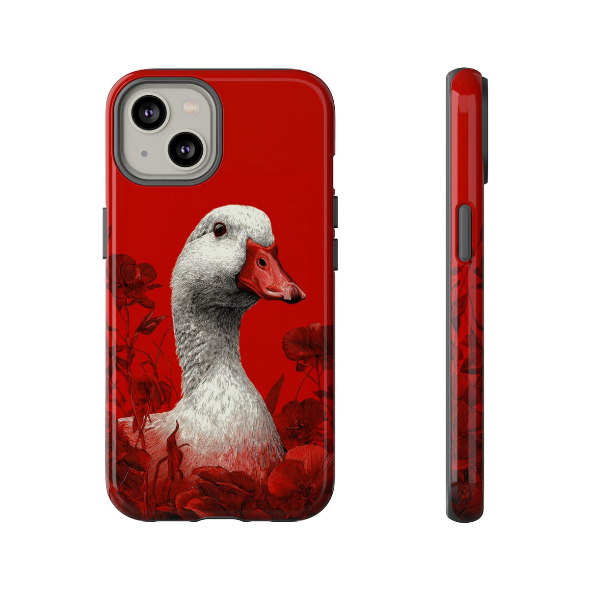 The Goose - Etching Style Series Graphic Tough Phone Cases
