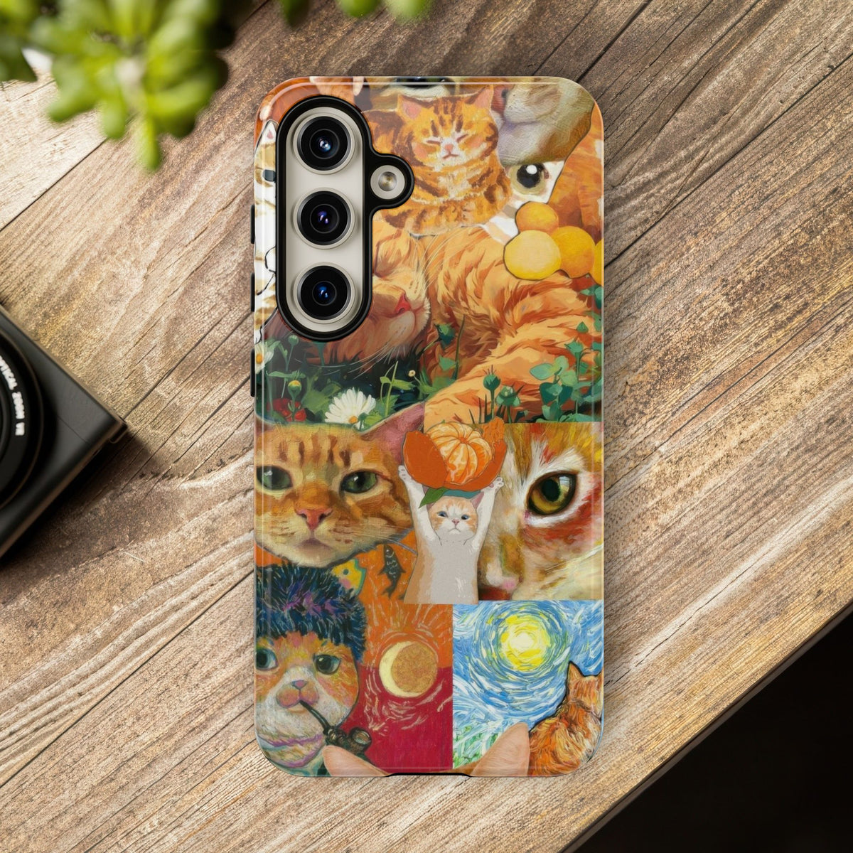 Aesthetic Cats Case - Vintage Kitty Graphic Tough Phone Cases